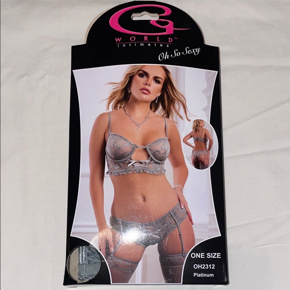 Platinum Lingerie 3 Piece Set - G World